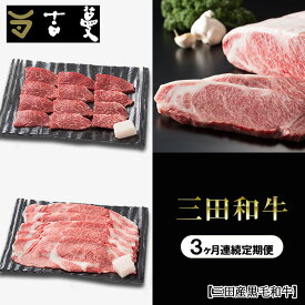 【ふるさと納税】 【3ヶ月連続定期便】三田産黒毛和牛 三田和牛サーロインステーキ200g×2枚　三田和牛リブロースすきやき400g　三田和牛特選焼肉400g 和牛 牛肉 ブランド牛 肉 ギフト お祝い 兵庫県 三田市[ 3d28bae130009 ]