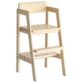 【ふるさと納税】Kids High Chair -stair- (ナチュラル) キッズ 入学祝 子供用 子ども用 新生活 インテリア おしゃれ かわいい 椅子 いす チェア 木製　【 インテリア ファッション 雑貨 日用品 キッズチェア 椅子 子供イス 】