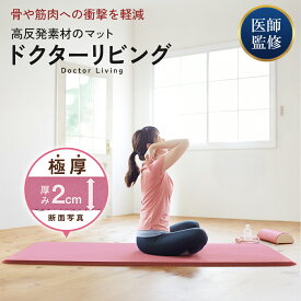【ふるさと納税】期間限定寄附額 [ ドクターリビング ] トレーニング冊子付き ヨガマット トレーニングマット 厚手 体圧分散 ピラティス 美容 健康 アサヒ軽金属　お届け：ご入金から3週間程度でお届け