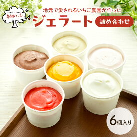 【ふるさと納税】ジェラート 6個 6種 詰め合わせ アイス アイスクリーム スイーツ お菓子 菓子 おやつ 兵庫県 加西市