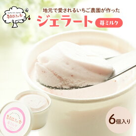【ふるさと納税】ジェラート いちごミルク 6個 アイス アイスクリーム スイーツ お菓子 菓子 おやつ いちごみるく いちご 苺 ミルク 兵庫県 加西市