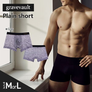 yӂ邳Ɣ[Łzgravevault Plain short iOCu{[g v[ V[gj Gray  pc {NT[pc j Y