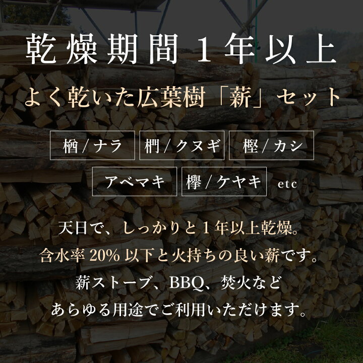楽天市場】【ふるさと納税】【1年乾燥薪・含水率20%以下】乾燥薪10kg 