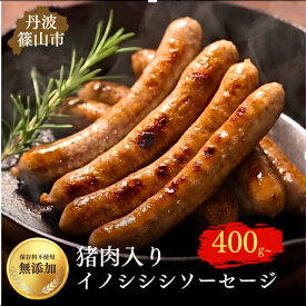 【ふるさと納税】丹波篠山 イノシシシソーセージ 8本入り×2〜5セット選択可〈猪肉入り〉無添加 天然羊腸使用 ジビエ ソーセージ 加工肉 ギフト 高たんぱく ヘルシー いのしし イノシシ 丹波篠山市 | 兵庫県 丹波篠山市