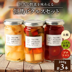 【ふるさと納税】但馬ピクルス(3本セット)【1356642】