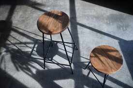 【ふるさと納税】アイアンハイスツール　【W standard 】