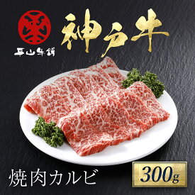 【ふるさと納税】神戸牛 焼肉カルビ 300g 神戸ビーフ 神戸肉 但馬牛 カルビ 牛カルビ 和牛カルビ 焼肉用 焼き肉用 ブランド和牛 ブランド牛 国産 和牛 国産牛 国産和牛 黒毛和牛 牛肉 お肉 牛 肉 精肉 焼肉 焼き肉 BBQ バーベキュー おうち焼肉 冷凍 兵庫県 朝来市 AS17BB47