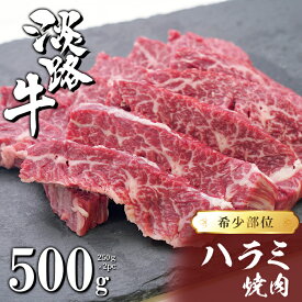 【ふるさと納税】淡路牛ハラミ焼肉 500g（250g×2PC）【数量限定】