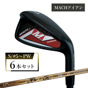 【ふるさと納税】ワークスゴルフ MACHアイアン 6本セット プレミア飛匠・極 全2種(R#5〜PW・S/#5〜PW)
