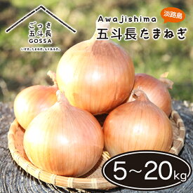 【ふるさと納税】五斗長たまねぎ 甘くてみずみずしい淡路島産玉ねぎ 5kg・10kg・20kgから選べる産地直送便