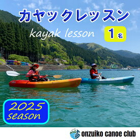 【ふるさと納税】BD1　音水湖 カヌークラブ　カヤック レッスン （1人分） 【 カヌー カヤック 体験 アクティビティ アクティブ 親子 子ども 避暑地 避暑 国定公園 公園 水遊び 川遊び シングル 夏休み お出かけ 兵庫県 兵庫 西播磨 西播 宍粟 しそう 】