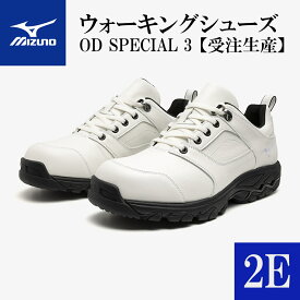 【ふるさと納税】AO18　ミズノウォーキングシューズ【ホワイト2E】　OD SPECIAL 3