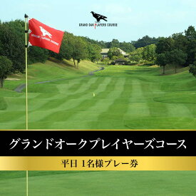 【ふるさと納税】グランドオーク プレイヤーズコース 平日 1名様 プレー券 [ ゴルフ 加東市 兵庫県 関西 ゴルフ場 ] ゴルフ場利用権