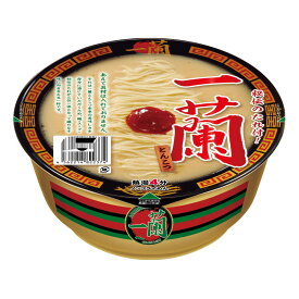 【ふるさと納税】一蘭 とんこつ ( カップ麺 )12個入[ ラーメン とんこつラーメン 一蘭ラーメン 博多ラーメン カップラーメン 時短 即席めん 麺増量 防災　備蓄　保存食　非常食　箱　ケース ]