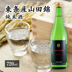 【ふるさと納税】神結 東条産山田錦 純米 720ml [ 東条産山田錦 神結酒造 純米酒 日本酒 酒 お酒 四合瓶 贈答品 ]