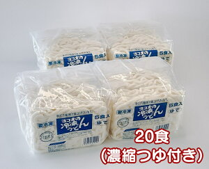 【ふるさと納税】H-226 ヨコオの冷凍うどん(つゆ付き)20食