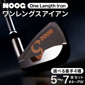 【ふるさと納税】〈クラファン1,864万円達成〉NOOG ノーグ ワンレグスアイアン /（ 5本セット：#5〜#9 )（ 6本セット：#4〜#9 )（ 6本セット：#5〜PW )（ 7本セット：#4〜PW ） 国産 軟鉄鍛造 カーボンシャフト ゴルフ アイアン 共栄ゴルフ ゴルフクラブ ゴルフ用品 道具