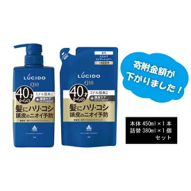 【ふるさと納税】 マンダム ルシード 薬用 ヘア ＆ スカルプ コンディショナー (本体1個＋詰替用1個)MA-20[ LUCIDO 頭皮ケア 臭いケア 男性化粧品 おしゃれ 日用品 ]　【美容・薬用ヘア・スカルプコンディショナー・コンディショナー・ニオイケア・詰め替え用】