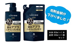 【ふるさと納税】 マンダム ルシード 薬用 スカルプ デオ シャンプー (本体1個＋詰替用1個)MA-18[ LUCIDO 頭皮ケア 臭いケア 男性化粧品 おしゃれ 日用品 ]　美容・薬用スカルプデオシャンプー・シャンプー・ヘアケア・薬用シャンプー・詰め替え用・ニオイケア