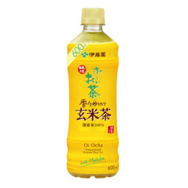 【ふるさと納税】おーいお茶　玄米茶600ml　24本(1ケース)　伊藤園【1285692】