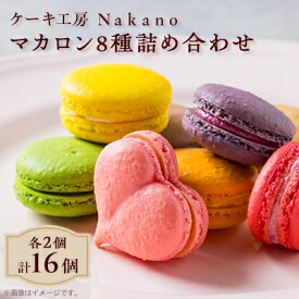 【ふるさと納税】地元で愛される洋菓子店 Nakanoのマカロン 16個詰め合わせ(8種類×各2)【配送不可地域：離島】【1489729】