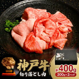 【ふるさと納税】神戸牛切り落とし肉 400g【配送不可地域：離島】【1547668】