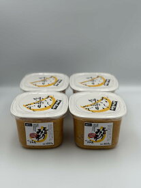 【ふるさと納税】三日月みそ（850g×4個入り） 味噌 大豆