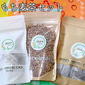 【ふるさと納税】＜佐用町産＞もち麦茶セット（もち麦茶スティック・ティーパックと玄麦入り） 飲料類 お茶 水筒 休憩 ティータイム アレンジ 健康 こだわり 水分補給 安らぎ リラックス