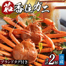 【ふるさと納税】【先行予約】香住ガニ タグ付き 2杯 ボイル 送料無料 700g前後×2 1.4kg 令和7年9月中旬以降、カニの水揚げ次第順次発送予定 海鮮 かに 紅ズワイガニ 脚 蟹爪 ギフト かにしゃぶ カニすき かに鍋 ギフト 鍋 蟹味噌 甲羅焼き 焼きガニ 焼き蟹 兵庫県 11-04