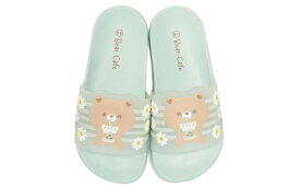 【ふるさと納税】 キッズ シャワー サンダル 19.0cm~20.0cm Bear Cafe 子供 こども かわいい 夏 海 ビーチ スケーター skater クマ くま 女の子 女子 サンダル 靴 くつ プール 海水浴 子ども キャラクター 奈良県 奈良市 なら