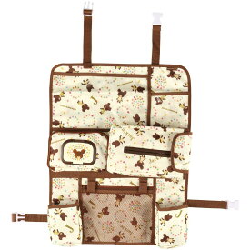 【ふるさと納税】シート バック くまのがっこう カー用品 車 小物入れ 収納 整理 CSBP1 スケーター【 便利 ドライブ グッズ かわいい キャラクター】 奈良県 奈良市 11-130