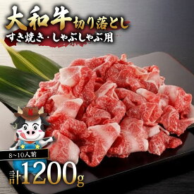 【ふるさと納税】 大和牛 すき焼き しゃぶしゃぶ用 切り落とし 1.2kg 1200g 肉 河内屋 和牛 牛肉 高級 ブランド肉 国産 霜降り 赤身 うし 肉質 グルメ 贈答用 ギフト お取り寄せ 冷凍 冬 鍋 パーティー 食材 ご当地 特産品 奈良県産 奈良市 奈良県