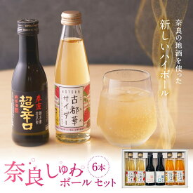 【ふるさと納税】 日本酒 サイダー It's mine「奈良しゅわボールセット」4種 春鹿・豊祝 古都華サイダー・富有柿サイダー お酒 純米吟醸　純米大吟醸 ご当地サイダー 地酒 酒 ソフトドリンク ギフト 贈答品 プレゼント お祝い 内祝い 晩酌 宅飲み なら 奈良県 奈良市 J-79
