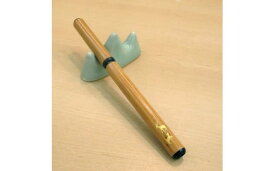 【ふるさと納税】筆ペン 天然竹筆ペン 桐箱入り／鹿（限定品）奈良筆 竹筆 筆 伝統 手作り ハンドメイド 鹿柄 書き初め ギフト プレゼント 贈答品 お礼の品 あかしや なら 奈良県 奈良市 I-125