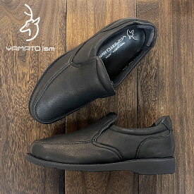 【ふるさと納税】倭イズム ( ヤマトイズム ) 鹿革 4E シューズ 紳士靴 YAN221 （ ブラック ） 【 ファッション 靴 シューズ 革製品 革靴 】 【 お洒落 レザーシューズ やわらかい 快適 履き心地 】