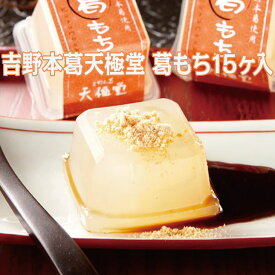 【ふるさと納税】吉野本葛天極堂 葛もち15ヶ入