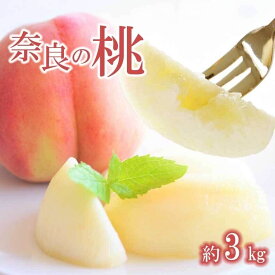 【ふるさと納税】奈良の 桃 （ 約3kg ） ❘ フルーツ 果物 くだもの 桃 もも モモ ピーチ 奈良県 五條市