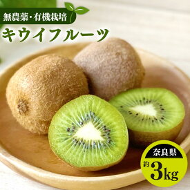 【ふるさと納税】 キウイフルーツ 生命の農法（無化学農薬・無化学肥料栽培）（約3kg）| キウイ フルーツ キウイフルーツ フルーツ くだもの 果物 奈良県 五條市