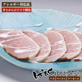 【ふるさと納税】ばあく豚 のよくばりセット（ ハム ・ ベーコン ・ ソーセージ 詰合せ ）| 肉 にく ニク 豚肉 ぶたにく ブタニク 加工食品 手作り 無添加 奈良県 五條市 肉 加工食品 手作り 無添加