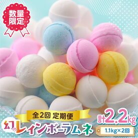 【ふるさと納税】【2回定期便】レインボーラムネ 計4箱 2か月連続 ラムネ 甘酸っぱい カリカリ ふんわり やみつき お菓子 大人気ラムネ 子ども 大人 お取り寄せ 奈良県 生駒市 国産 送料無料