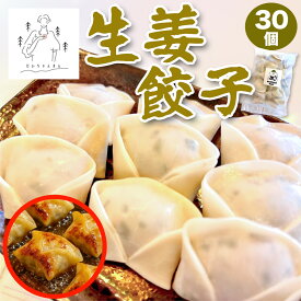【ふるさと納税】生姜餃子30個入り｜餃子 惣菜 ギョウザ ぎょうざ 点心 中華 [3243]