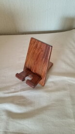【ふるさと納税】紫檀 スマホスタンド ／ 奈良唐木工芸 工芸品 スタンド 卓上 角度調節 木製 シンプル 充電 インテリア 奈良県 葛城市