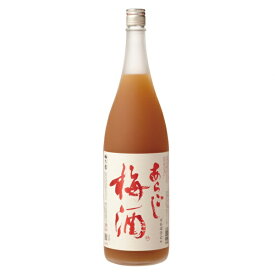 【ふるさと納税】梅乃宿　あらごし梅酒　1800ml／濃厚　デザート梅酒　果実たっぷり　葛城市　人気　おいしい