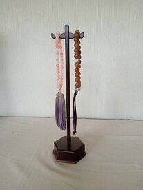 【ふるさと納税】紫檀 数珠掛 ／ 奈良唐木工芸 工芸品 数珠 紫檀材 職人の技 奈良県 葛城市