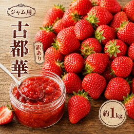 【ふるさと納税】《先行予約》【ジャム用】規格外品の古都華　約1kg | 先行予約 ジャム用 加工用 フルーツ 果物 くだもの ブランド いちご 苺 古都華 ことか 3月 発送 旬 送料無料 奈良県 平群 町 OKADAファーム