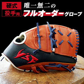 【ふるさと納税】硬式 フル オーダー グローブ（グラブ）（投手 用）野球 奈良県 三宅町 産 日本製【野球工房iプラス】