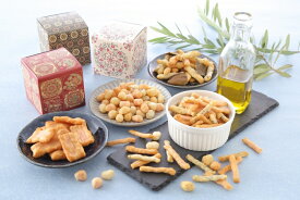 【ふるさと納税】大和し美しオリーブなあられ 4箱詰合せ ／ 奈良祥樂 あっさり塩 えび風味 昆布入り こつぶ丸 国産米使用 お菓子 和菓子 米菓 贈答用 ギフト お取り寄せ 奈良県 田原本町