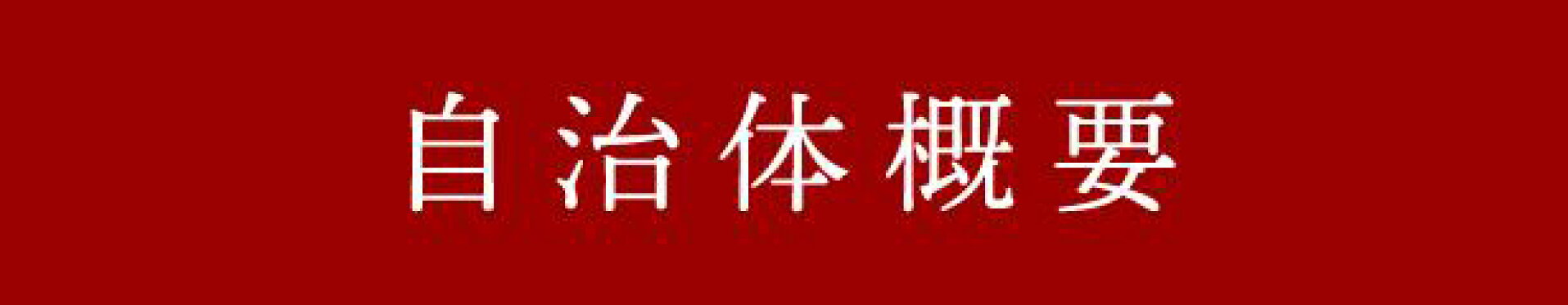 自治体概要