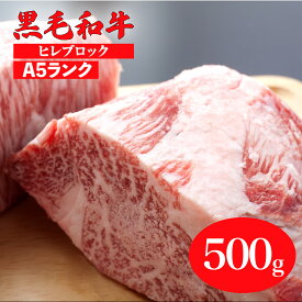 【ふるさと納税】【6回定期便】黒毛和牛 A5ランク ヒレ ブロック 500g ステーキ用ソース付 冷蔵便 定期 国産 牛肉 和牛 焼肉 焼き肉 バーベキュー 赤身 霜降り A5 A5等級 高級肉 高級 柔らかい ステーキ フィレ チルド 牛ヒレ ステーキ用肉 ヒレ肉 ランキング 人気 ギフト