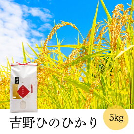 【ふるさと納税】吉野 ひのひかり 5kg お米 ヒノヒカリ 米 5キロ 奈良県 吉野町